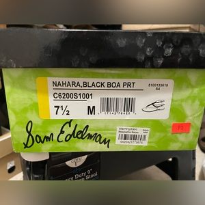 Womens Sam Edelman black Jewel Strap Sandals size 7.5